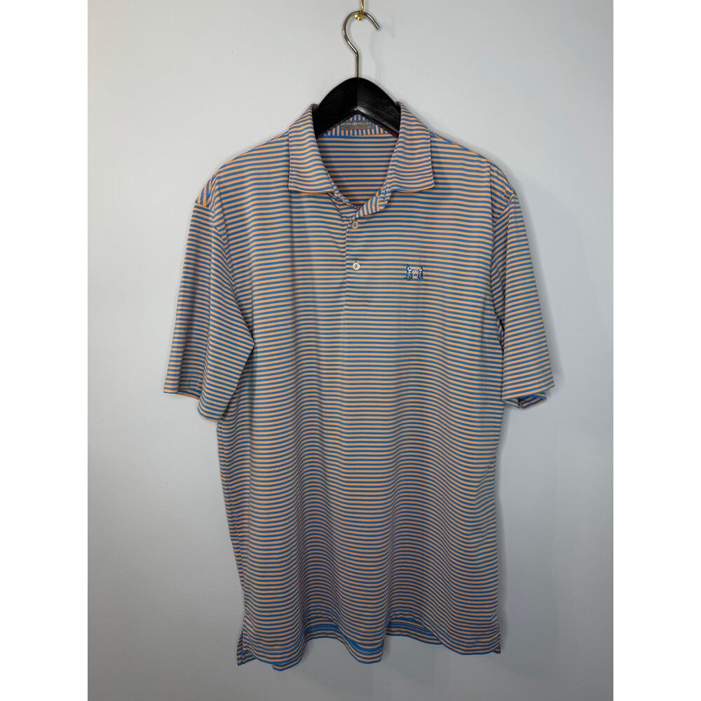 Peter Millar Summer Comfort Performance Golf Polo Shirt Men's L
